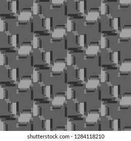 Halftone monochrome texture background. Abstract vintage black and white vector illustration Texture