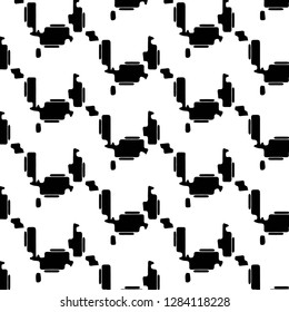 Halftone monochrome texture background. Abstract vintage black and white vector illustration Texture