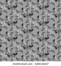 Halftone monochrome texture background. Abstract vintage black and white vector illustration Texture