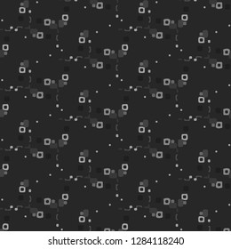Halftone monochrome texture background. Abstract vintage black and white vector illustration Texture