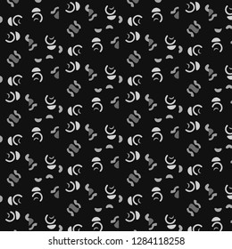 Halftone monochrome texture background. Abstract vintage black and white vector illustration Texture