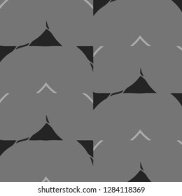 Halftone monochrome texture background. Abstract vintage black and white vector illustration Texture
