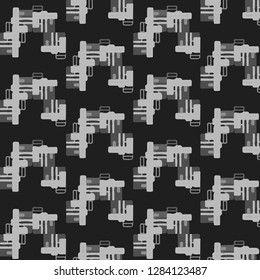 Halftone monochrome texture background. Abstract vintage black and white vector illustration Texture
