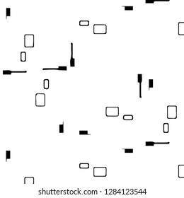 Halftone monochrome texture background. Abstract vintage black and white vector illustration Texture