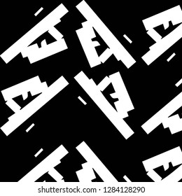 Halftone monochrome texture background. Abstract vintage black and white vector illustration Texture