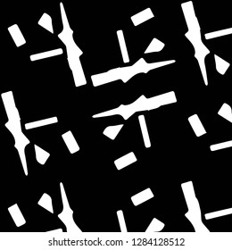 Halftone monochrome texture background. Abstract vintage black and white vector illustration Texture