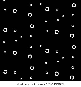 Halftone monochrome texture background. Abstract vintage black and white vector illustration Texture
