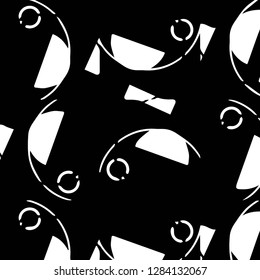 Halftone monochrome texture background. Abstract vintage black and white vector illustration Texture