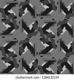 Halftone monochrome texture background. Abstract vintage black and white vector illustration Texture