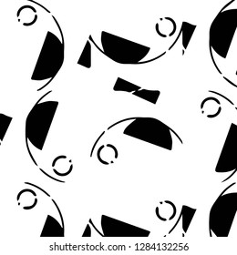Halftone monochrome texture background. Abstract vintage black and white vector illustration Texture