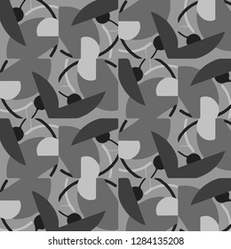 Halftone monochrome texture background. Abstract vintage black and white vector illustration Texture