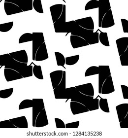 Halftone monochrome texture background. Abstract vintage black and white vector illustration Texture