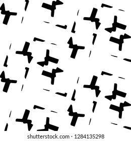 Halftone monochrome texture background. Abstract vintage black and white vector illustration Texture