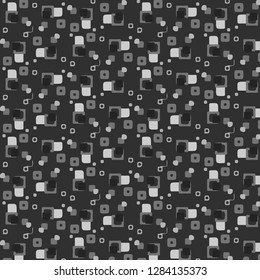 Halftone monochrome texture background. Abstract vintage black and white vector illustration Texture