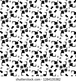 Halftone monochrome texture background. Abstract vintage black and white vector illustration Texture