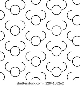 Halftone monochrome texture background. Abstract vintage black and white vector illustration Texture