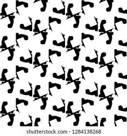 Halftone monochrome texture background. Abstract vintage black and white vector illustration Texture