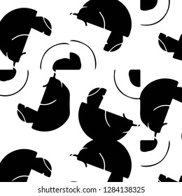 Halftone monochrome texture background. Abstract vintage black and white vector illustration Texture