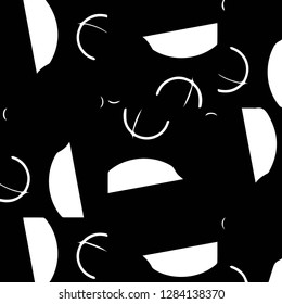 Halftone monochrome texture background. Abstract vintage black and white vector illustration Texture