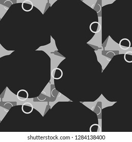 Halftone monochrome texture background. Abstract vintage black and white vector illustration Texture
