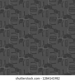 Halftone monochrome texture background. Abstract vintage black and white vector illustration Texture