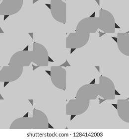 Halftone monochrome texture background. Abstract vintage black and white vector illustration Texture