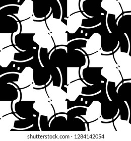 Halftone monochrome texture background. Abstract vintage black and white vector illustration Texture