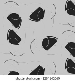 Halftone monochrome texture background. Abstract vintage black and white vector illustration Texture
