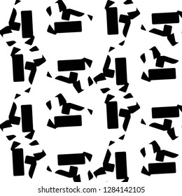 Halftone monochrome texture background. Abstract vintage black and white vector illustration Texture