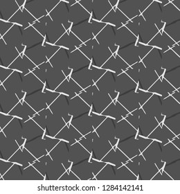 Halftone monochrome texture background. Abstract vintage black and white vector illustration Texture