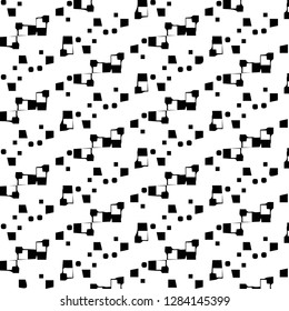 Halftone monochrome texture background. Abstract vintage black and white vector illustration Texture