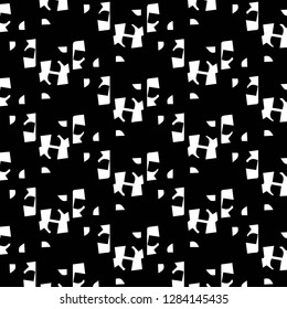 Halftone monochrome texture background. Abstract vintage black and white vector illustration Texture