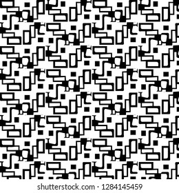 Halftone monochrome texture background. Abstract vintage black and white vector illustration Texture