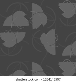 Halftone monochrome texture background. Abstract vintage black and white vector illustration Texture