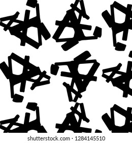 Halftone monochrome texture background. Abstract vintage black and white vector illustration Texture