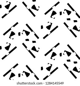 Halftone monochrome texture background. Abstract vintage black and white vector illustration Texture