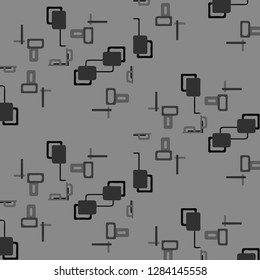 Halftone monochrome texture background. Abstract vintage black and white vector illustration Texture