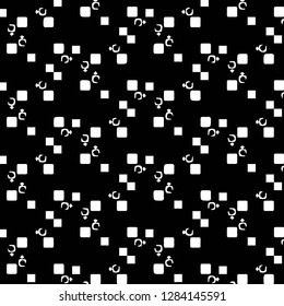 Halftone monochrome texture background. Abstract vintage black and white vector illustration Texture