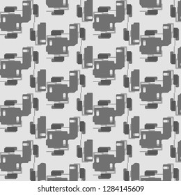Halftone monochrome texture background. Abstract vintage black and white vector illustration Texture