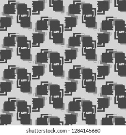 Halftone monochrome texture background. Abstract vintage black and white vector illustration Texture