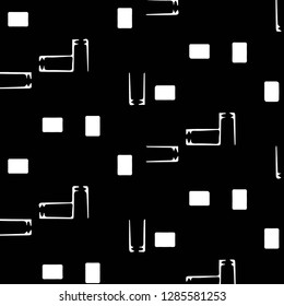 Halftone monochrome texture background. Abstract vintage black and white vector illustration Texture