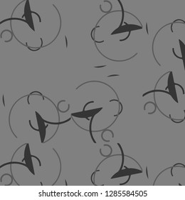 Halftone monochrome texture background. Abstract vintage black and white vector illustration Texture