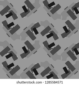 Halftone monochrome texture background. Abstract vintage black and white vector illustration Texture