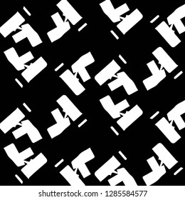 Halftone monochrome texture background. Abstract vintage black and white vector illustration Texture