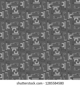 Halftone monochrome texture background. Abstract vintage black and white vector illustration Texture