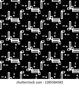 Halftone monochrome texture background. Abstract vintage black and white vector illustration Texture