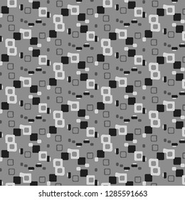 Halftone monochrome texture background. Abstract vintage black and white vector illustration Texture