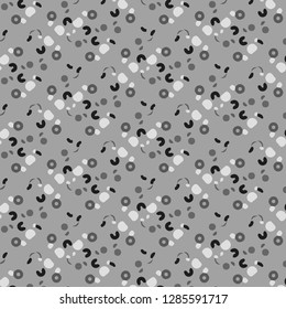 Halftone monochrome texture background. Abstract vintage black and white vector illustration Texture