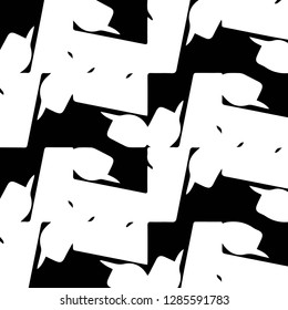 Halftone monochrome texture background. Abstract vintage black and white vector illustration Texture