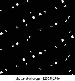 Halftone monochrome texture background. Abstract vintage black and white vector illustration Texture